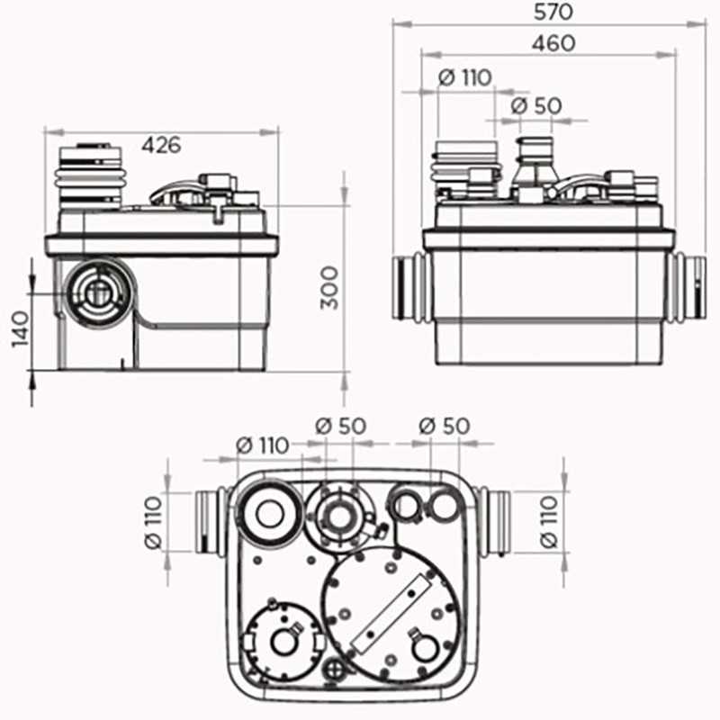 Канализационная станция SFA SANICUBIC 1 IP68 NM