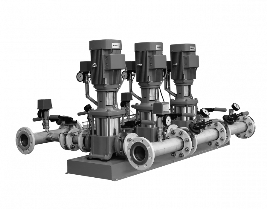 Установка пожаротушения с датчиком давления HC-FS-V 2/1 BM 20-4A G1-B-100-16, 3 x 380, 50Гц, 5,5кВт, вход/ выход DN100, Истратех