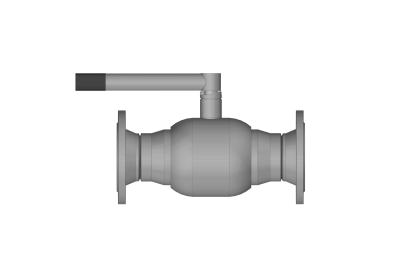 RJIP Premium Кран шаровой FB FF DN150 PN16 H (фланцевый, с рукояткой, полнопроходной)