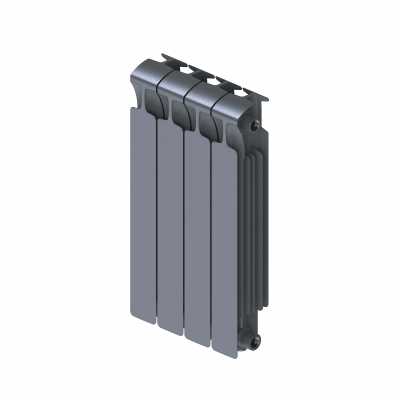 Радиатор биметаллический Rifar Monolit 3/4 500/4 Титан