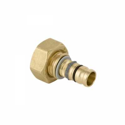 Соединение Geberit Mepla для коллектора под евроконус: CW617N, d=16мм, G=3/4"