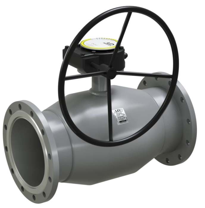 КШЦФР Regula из стали 20 Ду300/250 Ру2,5 с редуктором