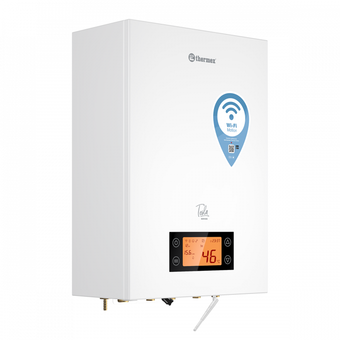 Электрический двухконтурный настенный котел THERMEX Tesla 12-24 Wi-Fi