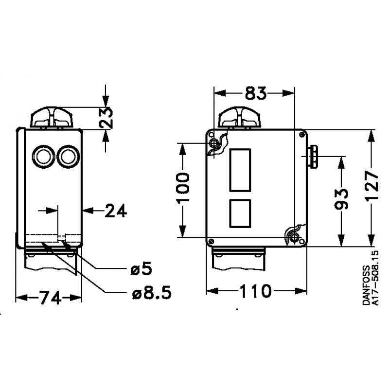 Реле давления/температуры RT6AS