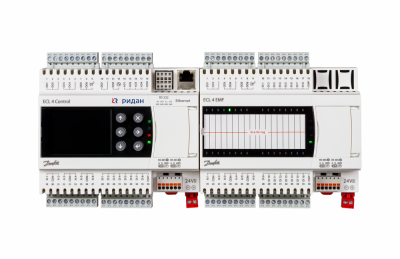 Контроллер ECL4 Control 368R ПЧ, с модулем расширения и с функцией поддержания давления, 24 В пост. ток, Ридан
