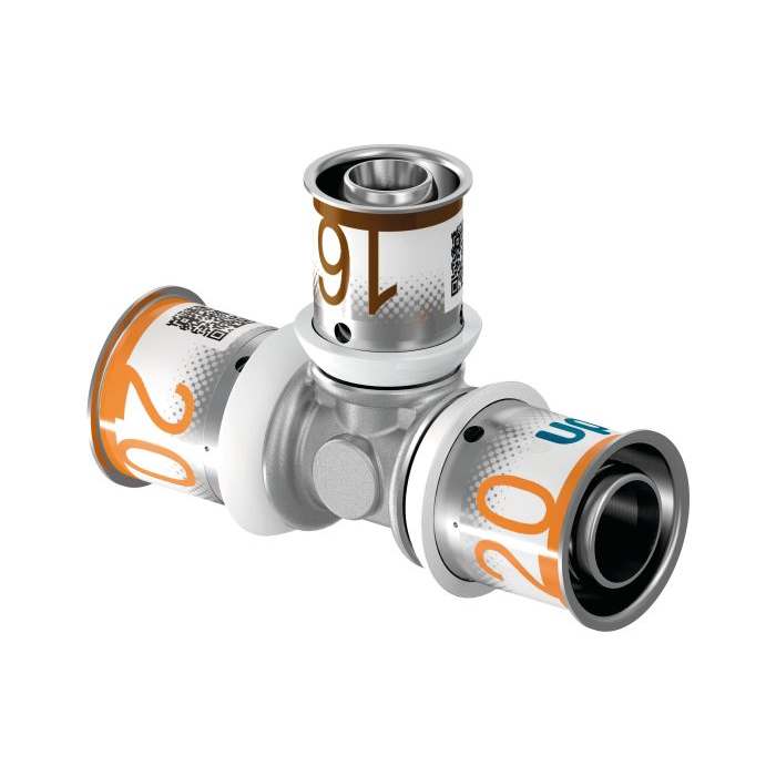 UPONOR S-PRESS ТРОЙНИК РЕДУКЦИОННЫЙ ЛАТУННЫЙ 20-25-20 '10А