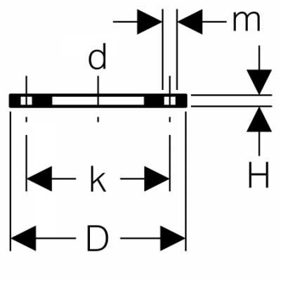 Свободный фланец Geberit PE: d=125мм