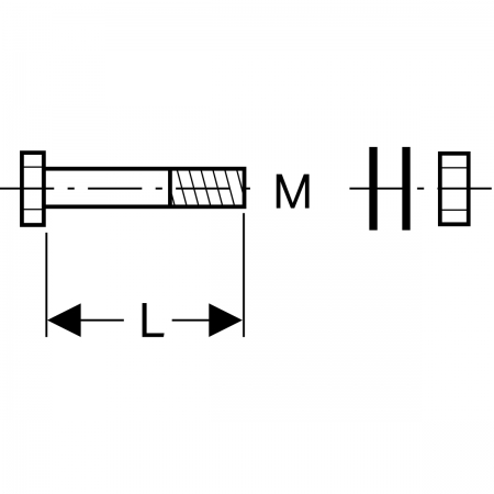 Комплект болтов PE: d=50–75мм, Geberit