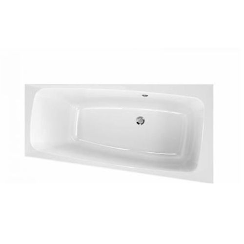 SPLIT асимметричная ванна 150 x 80 см, правая, 
центральный слив
