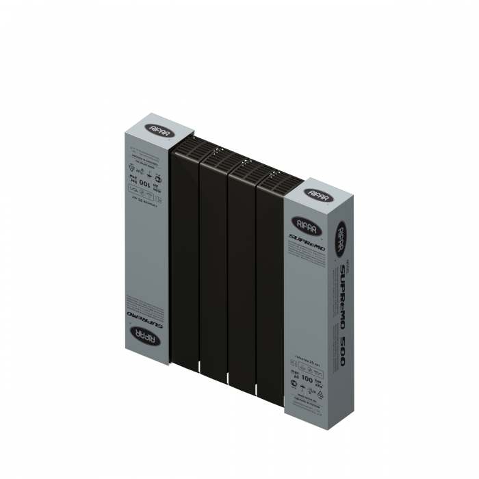 Радиатор биметаллический Rifar SUPReMO 3/4 800/6 Антрацит