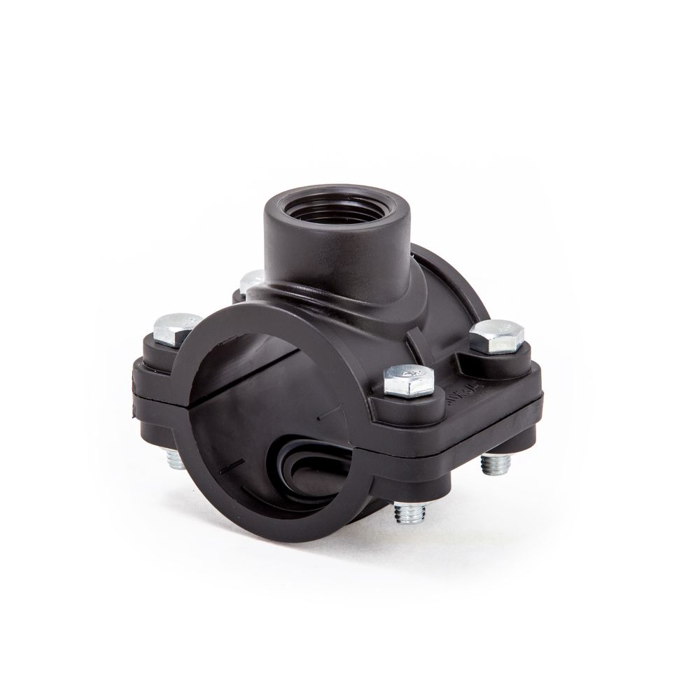 Седелка для ПНД труб 90 x 3/4" (Lammin) 75/3